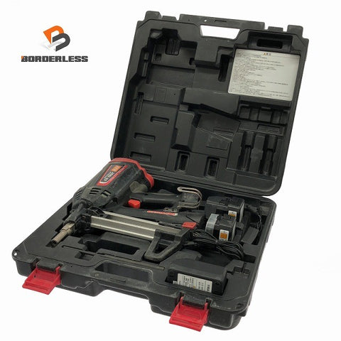 ☆中古品☆ MAX マックス 6V 充電式ガスネイラ GS-725C 本体+バッテリー2個(1.5Ah)充電器+パーツ+ケース133177