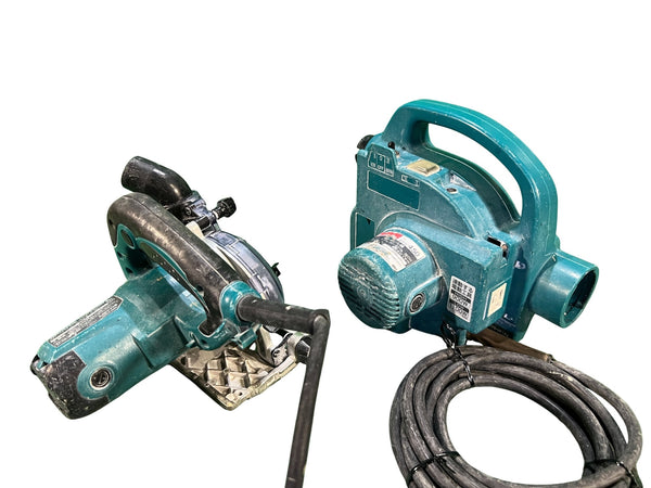☆中古品☆makita マキタ 集じんマルノコ KS4000FX 小形集じん機 450 メッシュホース 集じんバッグ付き 電動工具128279 - 5