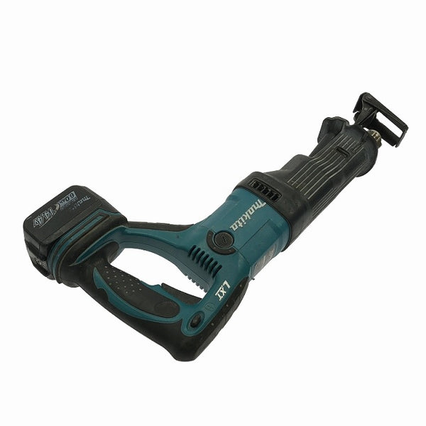☆中古品☆makita マキタ 14.4V 充電式レシプロソー JR141D バッテリ2個(3.0Ah6.0Ah) 充電器付 コードレス セーバソー セーバーソー - 4