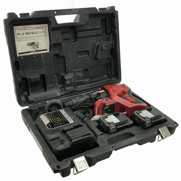 ☆中古品☆MAX マックス 25.2V 充電式ブラシレスハンマドリル PJ-R265 バッテリー2個(4.0Ah)付 充電器/ケース付136038 - 2