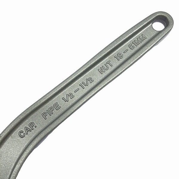 ☆未使用品☆MCC 松坂鉄工所 ポリパイプレンチ300 CWTP-300 水道用ポリエチレン管金属継手 締め付け ラチェット132447 - 8