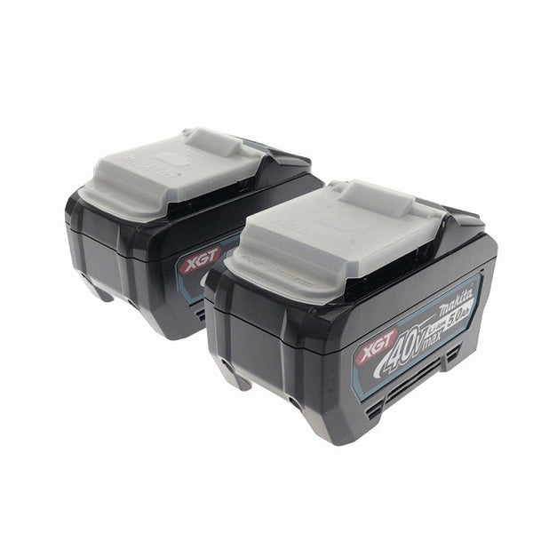 ☆未使用2個セット☆ makita マキタ 40Vmax 5.0Ah 純正リチウムイオンバッテリー BL4050F LITHIUM-ION 急速 残量表示 電池 蓄電117963 - 4
