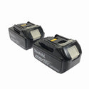 ☆中古品2点※充電回数12回と19回☆makita マキタ 18V 3.0Ah 純正 リチウムイオンバッテリー BL1830B 残量表示付 蓄電池 充電池 - 3