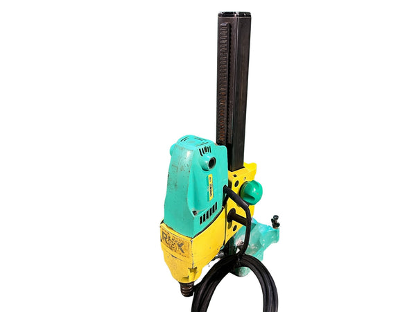 ☆中古品☆REX レッキス工業 100V 電動ダイヤモンドコアドリル SPARKEL130 RC130 コアビット4個 延長バー 付属品付132672 - 3