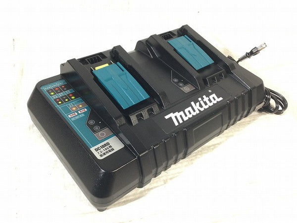 ☆極美品☆makita マキタ 18V×2＝36V 28mm 充電式ハンマドリル HR282DPG2 バッテリ2個(18V6.0Ah) 2口充電器 ケース付119072 - 5