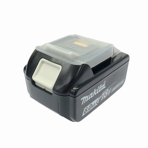 ☆極美品☆makita マキタ 18V 6.0Ah 純正 リチウムイオンバッテリー BL1860B 急速充電対応 残量表示付 雪マーク 充電回数0回 116492 - 0