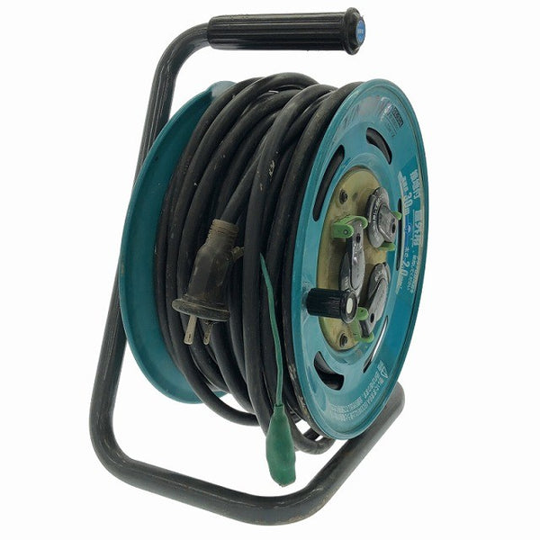 ☆中古品☆HATAYA ハタヤ 畑屋 100V 30m レインボーリール GE-30K 2P(接地付) 屋外用 防雨型 電工ドラム コードリール 延長コード128768 - 2