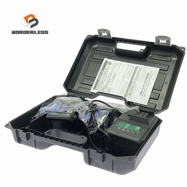 ☆未使用品☆HiKOKI ハイコーキ 10.8V コードレスドライバドリル FDS12DAL(2BS) バッテリ2個(2.0Ah) 充電器 ケース付 充電式133603 - 1