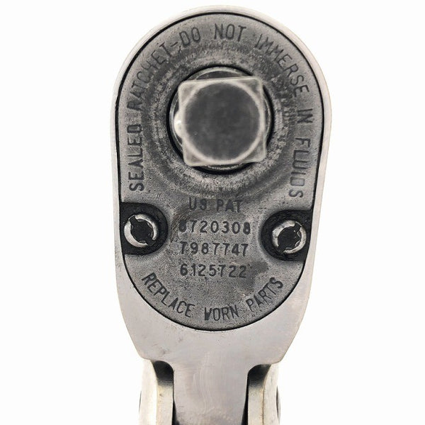 ☆中古品☆Snap-on スナップオン 3/8インチ ベントフレックスラチェットハンドル FBF80A 湾曲 首振り ラチェットレンチ136703 - 10