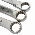 ☆中古品3本セット☆KTC 京都機械工具 首振りラチェットめがねレンチ MRF-14 14mm フレックス ラチェットメガネレンチ ハンドツール131416 - 7