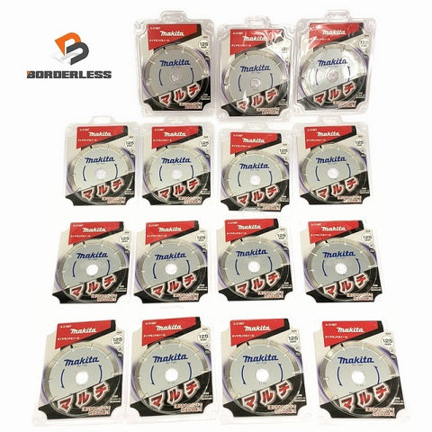 ☆未使用品 15枚セット☆makita マキタ 125mm ダイヤモンドホイール A-31887 乾式用 内径22mm 20mmリング付 主用途/コンクリート117263