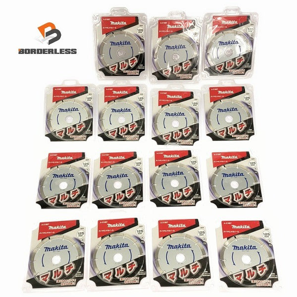 ☆未使用品 15枚セット☆makita マキタ 125mm ダイヤモンドホイール A-31887 乾式用 内径22mm 20mmリング付 主用途/コンクリート117263 - 1