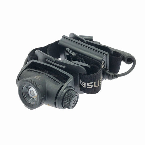 ☆中古美品☆ LEDLENSER レッドレンザー 充電式LEDヘッドライト H5RCore 本体のみ 500ルーメン USB充電 116592 - 0