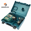 ☆中古品☆makita マキタ 14.4V 充電式インパクトドライバー TD134DX2 青/ブルー バッテリ1個(14.4V6.0Ah) 充電器 ケース付 - 1