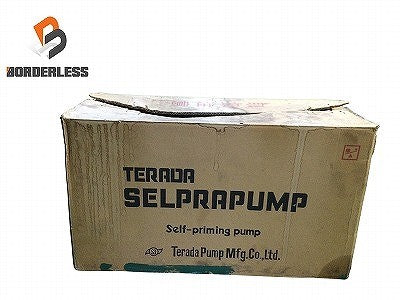 ☆長期保管品☆ TERADA 寺田ポンプ製作所 三相200V セルプラポンプ O-3G 自吸式 全揚程10.5m 口径40m 給水 排水116737