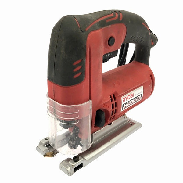 ☆中古品☆RYOBI リョービ 100V ジグソー J-6500VDL 定規 刃複数付属 電気のこぎり 切断 電動工具 京セラ120769 - 2