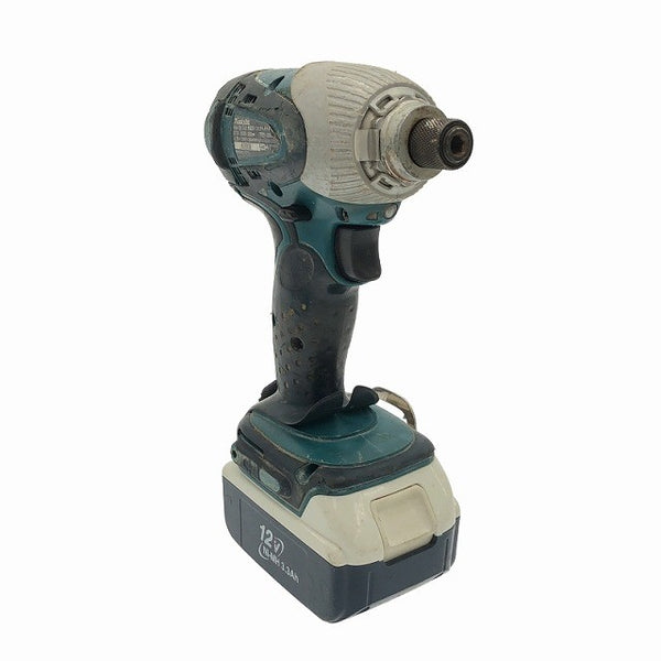 ☆中古品☆ makita マキタ 12V 充電式インパクトドライバー TD124D バッテリー2個(3.3Aｈ)充電器+ケース117459 - 5