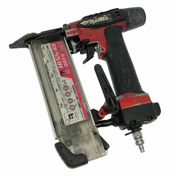 ☆中古品☆makita マキタ 55mm 高圧 仕上釘打機 AF551H 赤 フィニッシュネイラ 仕上釘打ち機 仕上げ釘打機 エア工具 エアツール131774 - 2