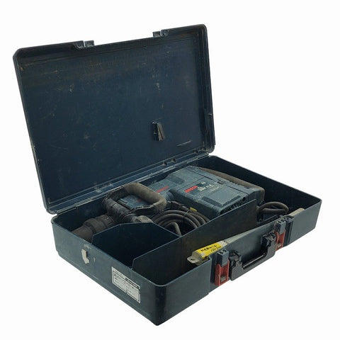 ☆中古品☆BOSCH ボッシュ 100V 破つりハンマー GSH11E ケース付き 破壊 粉砕 ハツリ 斫り チッパー おまけ付き119501 - 0