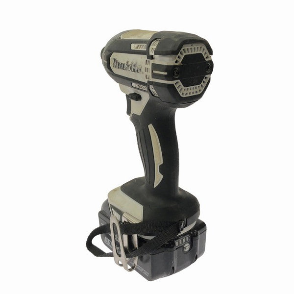 ☆中古品☆makita マキタ 18V 充電式インパクトドライバー TD149D 白/ホワイト バッテリ1個(18V3.0Ah) 充電器 ケース付 コードレス123072 - 7