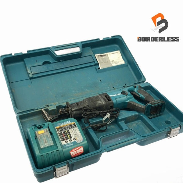 ☆中古品☆makita マキタ 14.4V 充電式レシプロソー JR141D 充電器 ケース付 コードレス セーバソー セーバーソー - 2