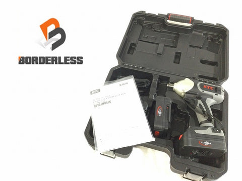 ☆未使用品☆KTC 京都機械工具 コードレストルクリミットインパクトレンチセット JTAE411A バッテリ2個 充電器 ケース付き116894