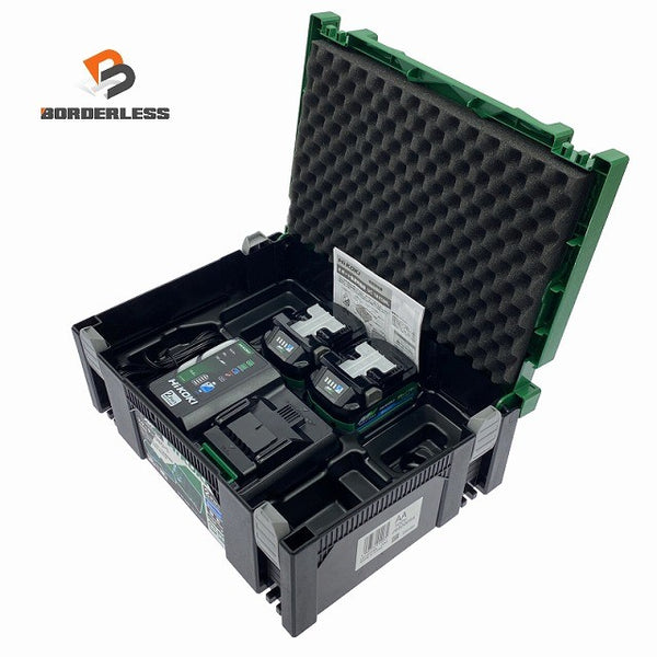 ☆未使用品☆HiKOKI ハイコーキ スターターキット1 2XAZ バッテリー2個(BSL36A18BX) 2ポート急速充電器(UC18YDML)130817 - 1