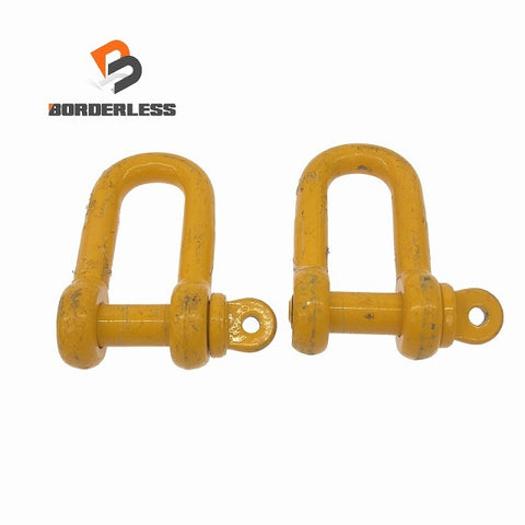 ☆中古品2個セット☆HAYAMA ハヤマ 早間 シャックル WLL5T U字型 吊り金具 荷吊り 荷上げ 運搬 建設 建築114455