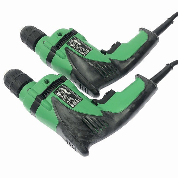 ☆比較的綺麗2点セット☆HITACHI 日立工機 100V 10mm 変速ドリル D10VH×2 キーレスチャック付 電動工具122430 - 7