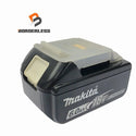 ☆中古美品☆ makita マキタ 18V 6.0Ah 純正リチウムイオンバッテリー BL1860B 急速 残量表示 LITHIUM-ION 雪/飛行機マーク 116595 - 1
