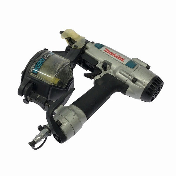 ☆中古品☆makita マキタ 一般庄/常圧 50mm エア釘打機 AN504A ケース付 エア釘打ち機 コイルネイラ ロール釘打機 ロール釘打ち機118069 - 4