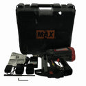 ☆中古品☆ MAX マックス 6V 38mm ガスネイラ GS-738C バッテリー2個(6V 1.5Ah)充電器 ケース付 ピン打ち機/くぎ打機/クギ129727 - 3