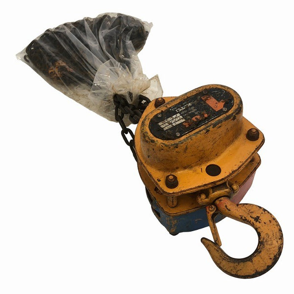 ☆中古品2個セット☆KITO キトー チェーンブロック CB010 M3形 荷重1.0ton/1ton 揚程2.5m 手動式 チェンブロック 吊り具 荷揚げ135817 - 5