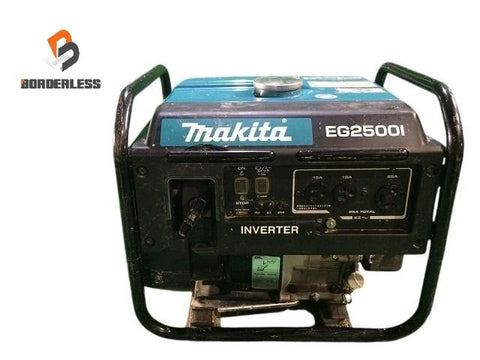 ☆中古品☆ makita マキタ エンジン発電機 EG2500I 定格電圧100V 定格電流25A 定格出力2.5kVA ガソリン工具
