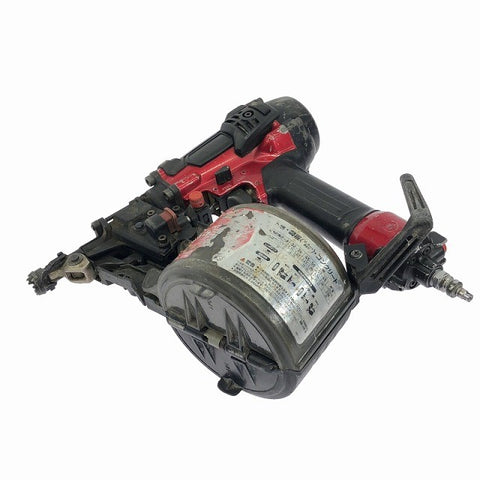 ☆中古品☆makita マキタ 65mm 高圧 エア釘打機 AN633H 赤 エア釘打ち機 コイルネイラ ロール釘打機 ロール釘打ち機113339 - 0