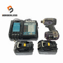 ☆中古品☆makita マキタ 18V 充電式インパクトドライバ TD172D バッテリー2個(18V 6.0Ah) 充電器付き 電動工具 締め付け 116099 - 1