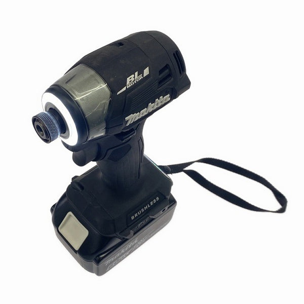 ☆美品☆makita マキタ 18V 充電式インパクトドライバ TD173DRGXB 黒/ブラック バッテリー2個(18V 6.0Ah) 充電器 ケース付119073 - 4