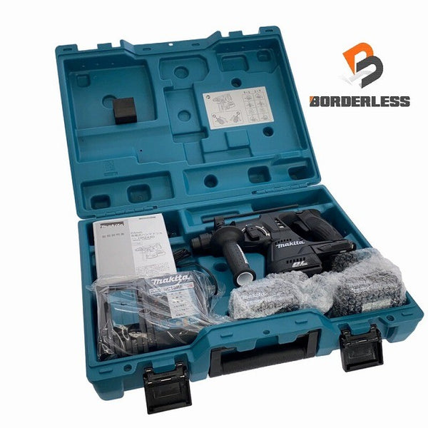 ☆未使用品☆makita マキタ 18V 充電式ハンマドリル HR244DRGXB 黒 バッテリ2個(18V6.0Ah) 充電器 ケース付 ハンマードリル134811 - 2