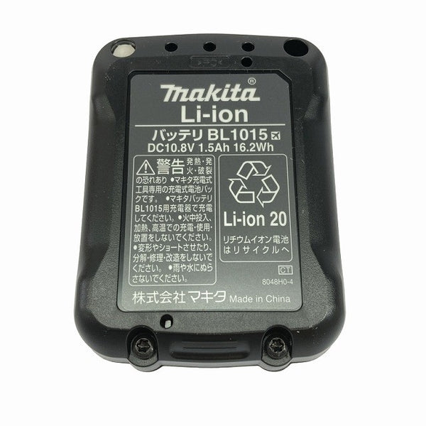 ☆未使用品☆makita マキタ 10.8V 1.5Ah 純正リチウムイオンバッテリー BL1015 リチウムイオン電池 A-59841129049 - 10