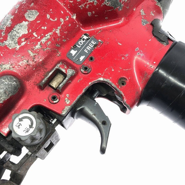 ☆中古品☆makita マキタ 50mm 高圧 サイディング用 高圧 エア釘打機 AN510HS 赤 エア釘打ち機 ロール釘打機 コイルネイラ117598 - 8