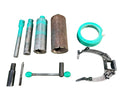 ☆中古品☆REX レッキス工業 100V 電動ダイヤモンドコアドリル SPARKEL130 RC130 コアビット4個 延長バー 付属品付132672 - 9