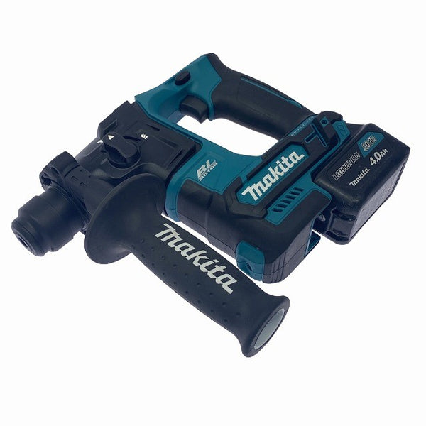 ☆中古美品☆makita マキタ 10.8V 16mm 充電式ハンマドリル HR166D バッテリー1個(4.0Ah) 集じんカップ ケース付 ハンマードリル130928 - 4