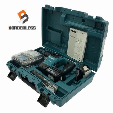 ☆未使用品※ケース傷有☆makita マキタ 18V 充電式ケレン HK180DRGX バッテリ2個(6.0Ah) 充電器 ケース付 コードレス 剥離 剥がし134402
