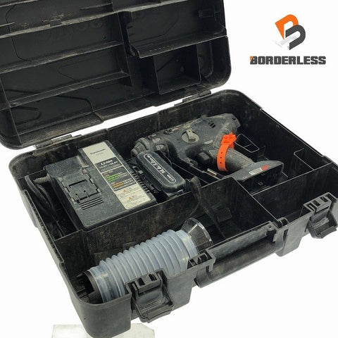 ☆中古品☆Panasonic パナソニック 14.4V/18V 充電マルチハンマードリル EZ78A1 バッテリ1個(14.4V5.0Ah) 充電器 カップ ケース付 - 0