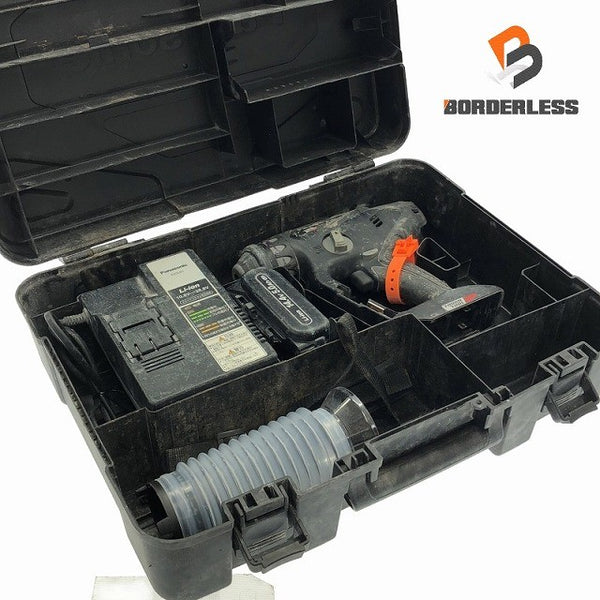 ☆中古品☆Panasonic パナソニック 14.4V/18V 充電マルチハンマードリル EZ78A1 バッテリ1個(14.4V5.0Ah) 充電器 カップ ケース付 - 2