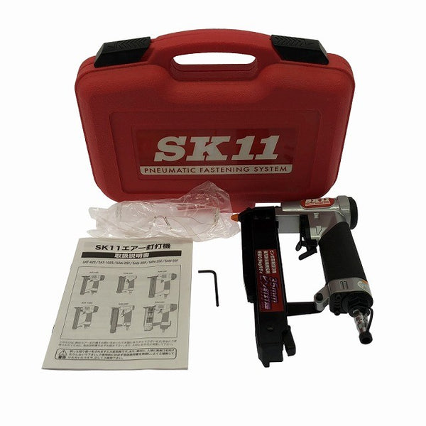 ☆未使用品☆SK11 藤原産業 35mm 常圧 エアピン釘打機 SAN-35P ケース付 エアピン釘打ち機 ピンネイラ ピンタッカ エア工具129816 - 3