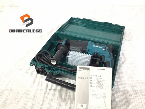 ☆比較的綺麗☆makita マキタ 100V 26mm ハンマドリル HR2601F 本体+パーツ+ケース SDSプラス ハンマードリル 穴あけ 穿孔