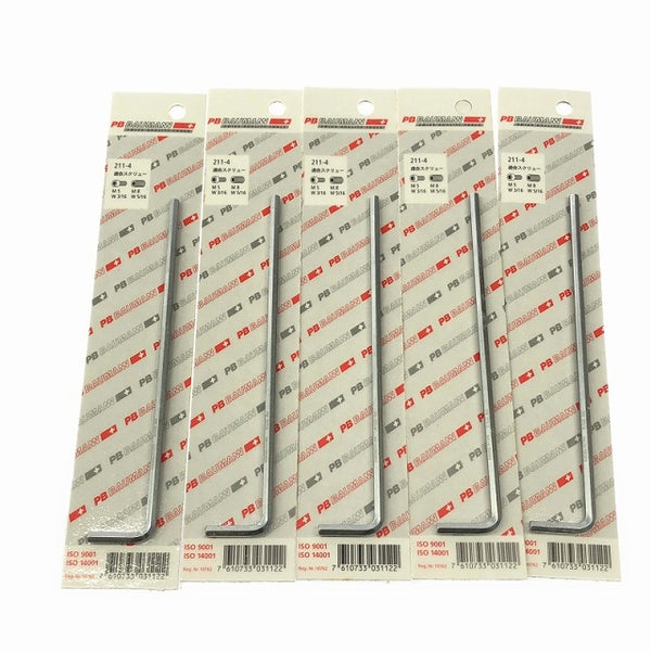 ☆未使用品138本セット☆PB スイスツールズ ロング六角棒レンチ 0.89mm～6mm 六角レンチ L字型レンチ ハンドツール110858 - 9