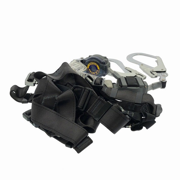 ☆未使用品☆藤井電工 ツヨロン 黒影ハーネス TH-504-2TR93SV-OT-DG-M-2R23-BX ツインランヤード付 フルハーネス 新規格適合 - 4