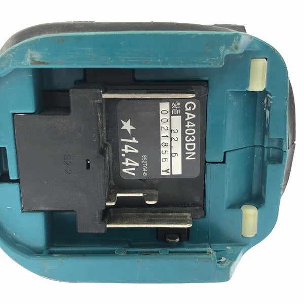 ☆比較的綺麗です☆makita マキタ 14.4V 100mm 充電式ディスクグラインダ GA403DN 本体のみ 電動工具 切断 研磨132788 - 8